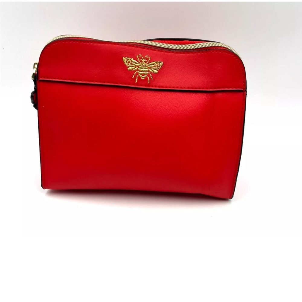 Estee Lauder Faux Leather Makeup Bag